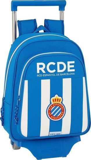 RCD Espanyol Torba szkolna z kółkami 705 RCD Espanyol Niebieski Biały 1