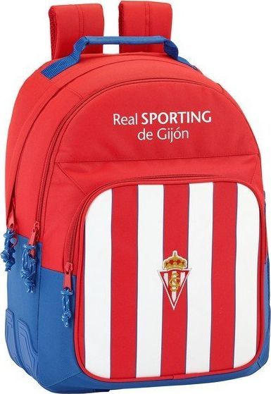 Real Sporting de Gijon Plecak szkolny Real Sporting de Gijón Biały Czerwony 1