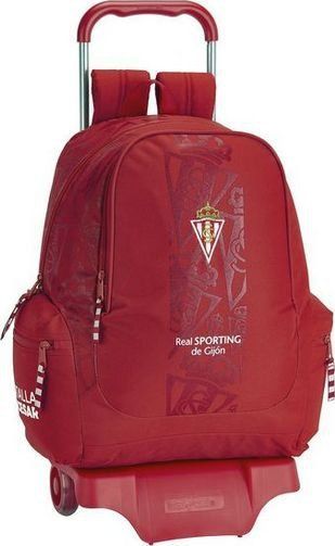 Real Sporting de Gijon Torba szkolna z kółkami 905 Real Sporting de Gijón Czerwony 1