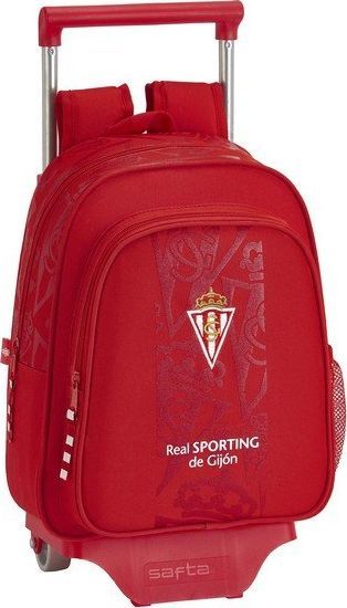 Real Sporting de Gijon Torba szkolna z kółkami 705 Real Sporting de Gijón Czerwony 1