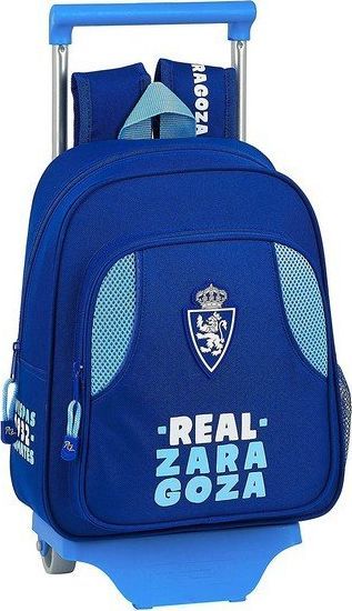 Real Zaragoza Torba szkolna z kółkami 705 Real Zaragoza Niebieski Jasnoniebieski 1