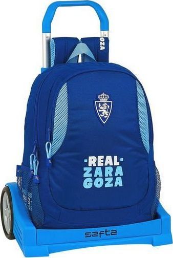 Real Zaragoza Torba szkolna z kółkami Evolution Real Zaragoza Niebieski Jasnoniebieski 1