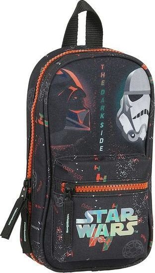 Piórnik Star Wars Piórnik w kształcie Plecaka Star Wars The Dark Side Czarny Pomarańczowy (33 Części) 1