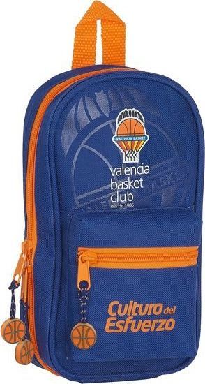 Piórnik Valencia Basket Piórnik w kształcie Plecaka Valencia Basket Niebieski Pomarańczowy 1