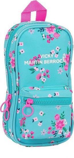 Piórnik vicky martn berrocal Pencil Case Backpack Vicky Martn Berrocal Bohemian Różowy Turkusowy (33 Części) 1