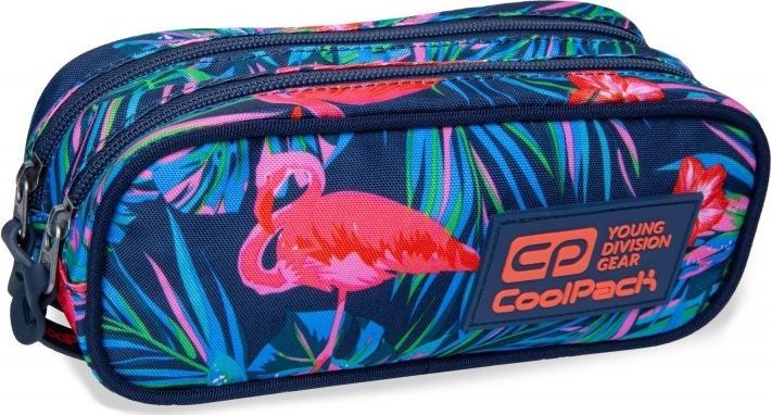 Piórnik Coolpack PIÓRNIK SASZETKA PODWÓJNA CLEVER PINK FLAMINGO 2019 1