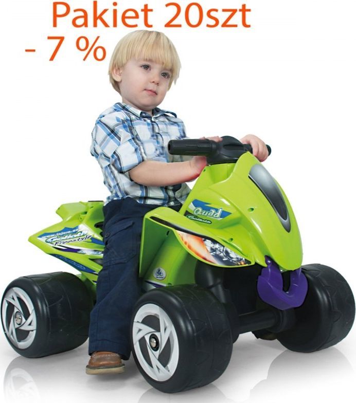 Injusa Injusa Wielofunkcyjny pojazd Jeździk Quad Pchacz PAKIET 1