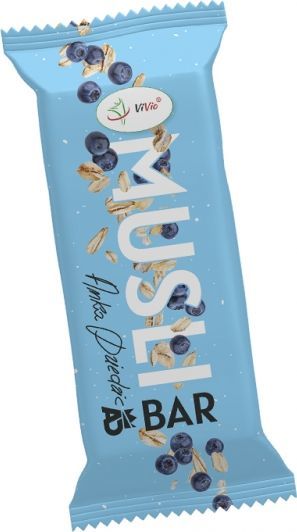 Vivio Baton MUSLI BAR Anka Dziedzic borówkowy 25g VIVIO 1