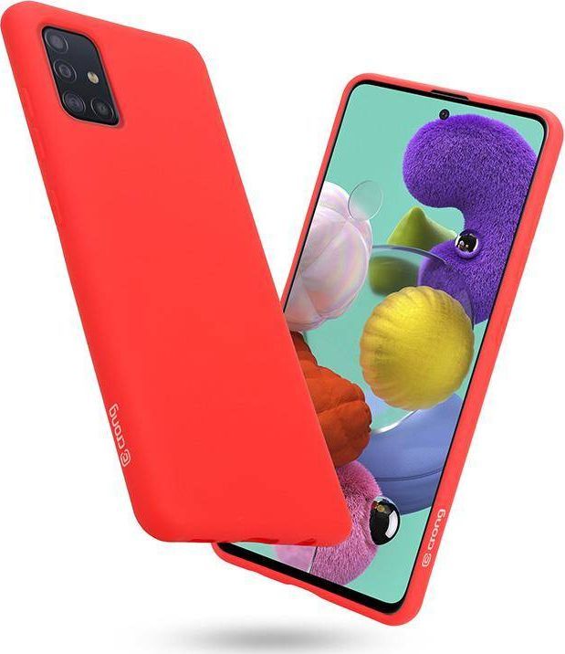 Crong Crong Color Cover - Etui Samsung Galaxy A51 (czerwony) 1