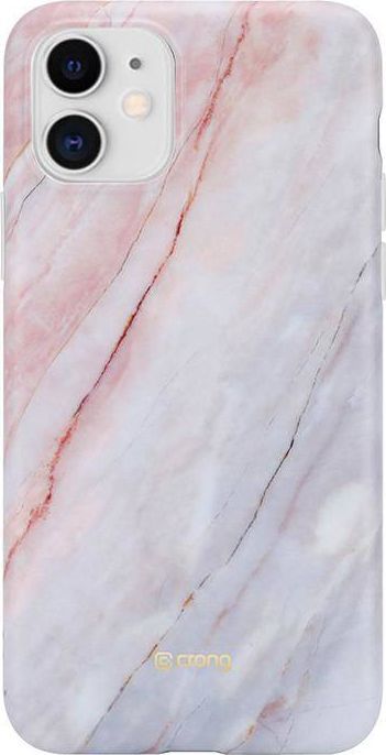 Crong Crong Marble Case Etui iPhone 11 (różowy) 1