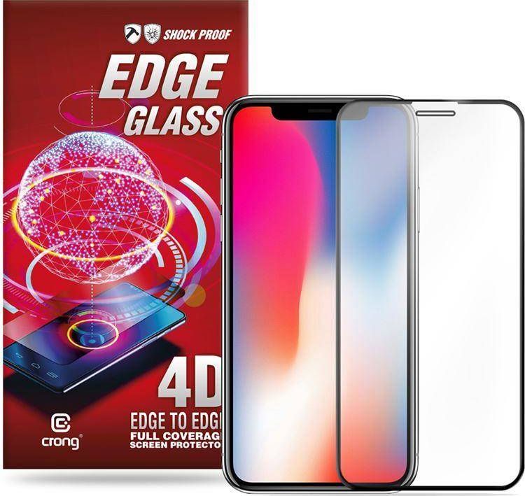 Crong Crong Edge Glass 4D Full Glue - Szkło hartowane na cały ekran iPhone 11 Pro / iPhone Xs / X 1
