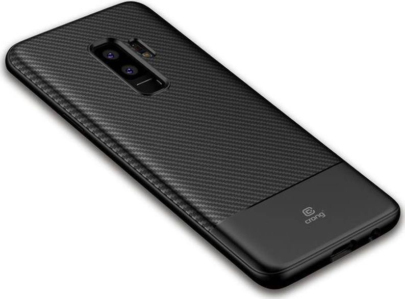 Crong Crong Prestige Carbon Cover - Etui Samsung Galaxy S9+ (czarny) 1