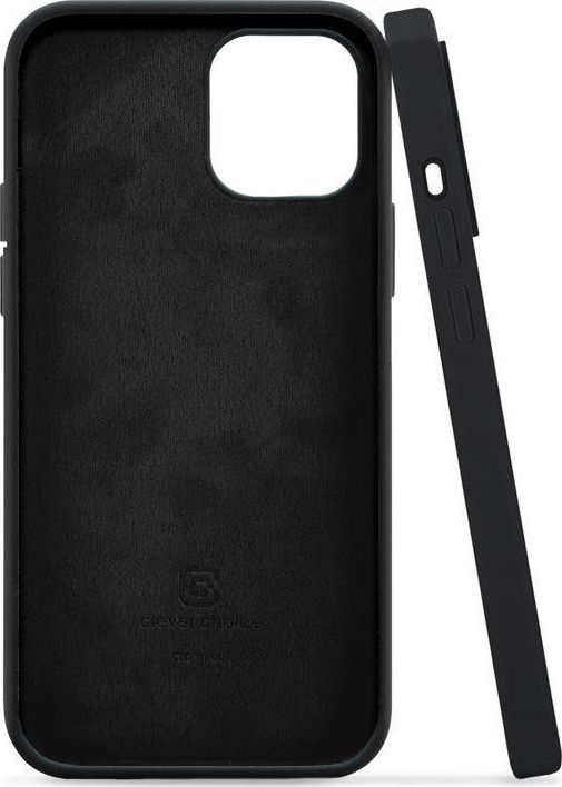 Crong Crong Color Cover - Etui iPhone 12 Pro Max (czarny) 1