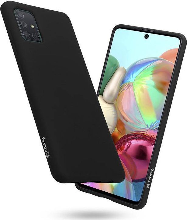 Crong Crong Color Cover - Etui Samsung Galaxy A71 (czarny) 1