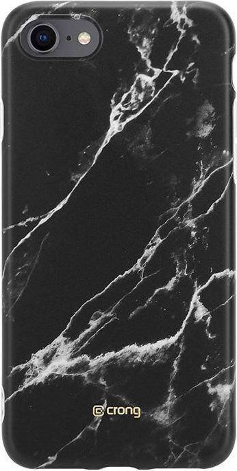 Crong Crong Marble Case Etui iPhone SE 2020 / 8 / 7 (czarny) 1