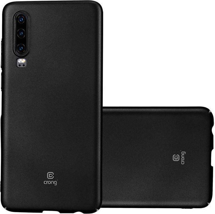 Crong Crong Smooth Skin - Etui Huawei P30 (czarny) 1