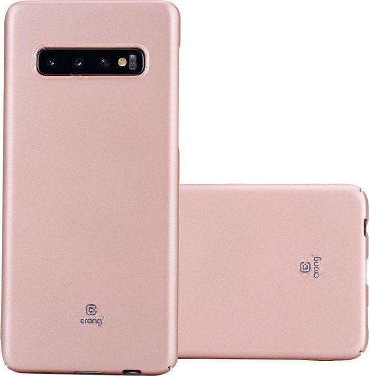 Crong Crong Smooth Skin - Etui Samsung Galaxy S10 (Rose Gold) 1