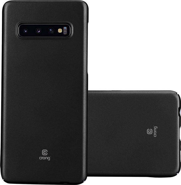 Crong Crong Smooth Skin - Etui Samsung Galaxy S10+ (czarny) 1