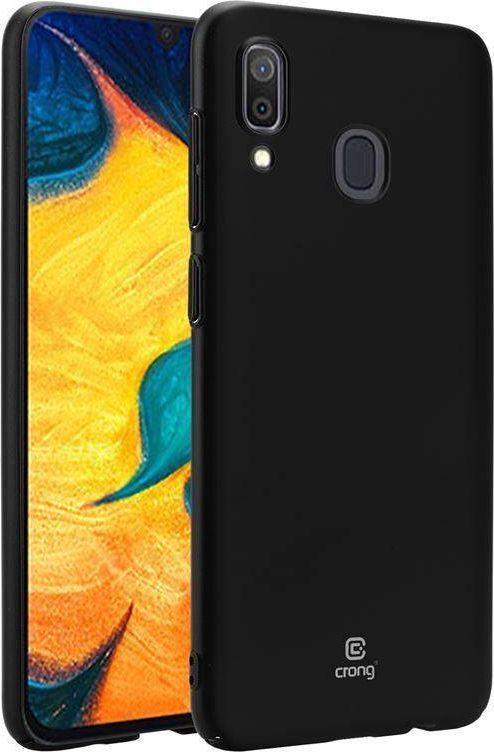 Crong Crong Smooth Skin - Etui Samsung Galaxy A30 (czarny) 1