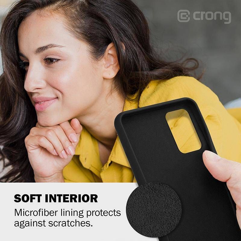 Crong Crong Color Cover - Etui Samsung Galaxy S20+ (czarny) 1