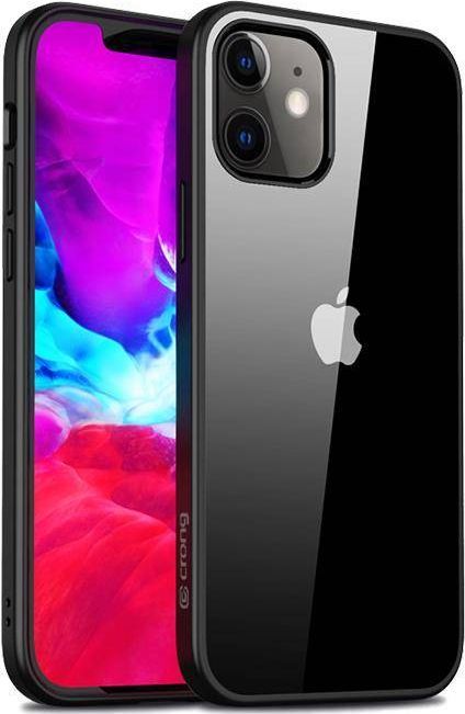 Crong Crong Clear Cover - Etui iPhone 12 Mini (czarny) 1