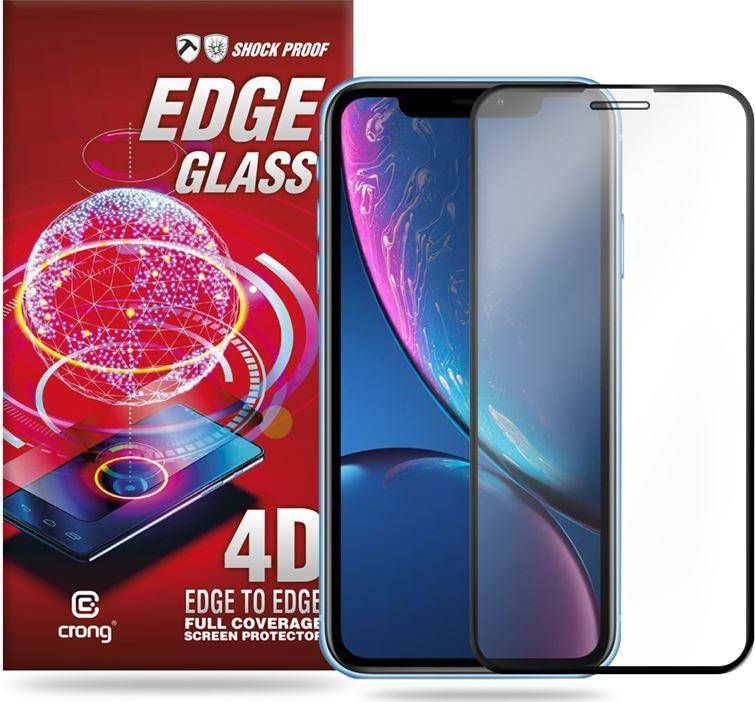 Crong Crong Edge Glass 4D Full Glue - Szkło hartowane na cały ekran iPhone 11 / iPhone XR 1