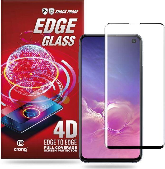 Crong Crong Edge Glass 4D Full Glue - Szkło hartowane na cały ekran Samsung Galaxy S10e 1