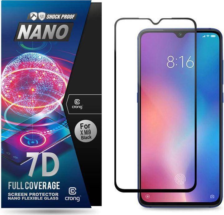 Crong Crong 7D Nano Flexible Glass - Szkło hybrydowe 9H na cały ekran Xiaomi Mi 9 1