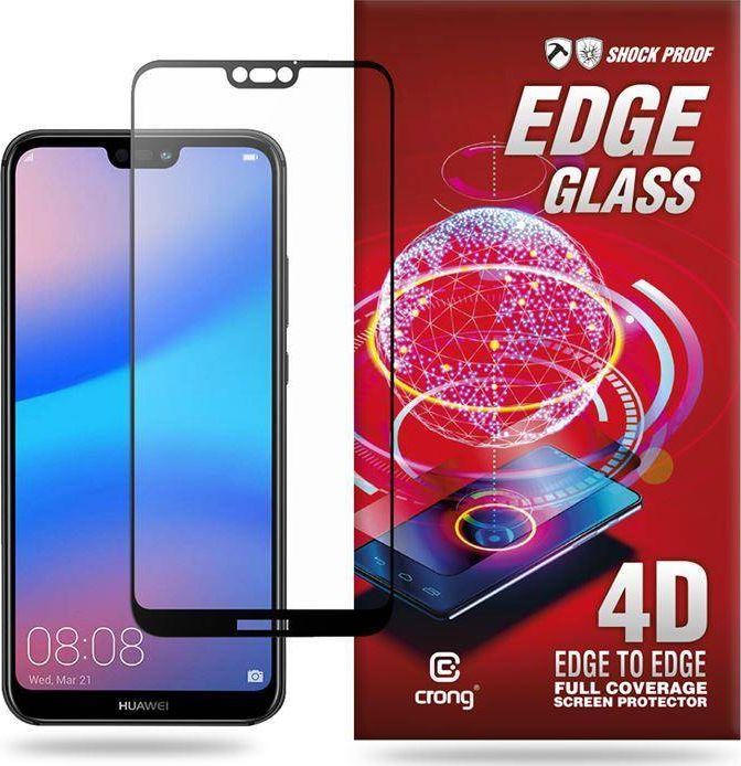 Crong Crong Edge Glass 4D Full Glue - Szkło hartowane na cały ekran Huawei P20 Lite 1
