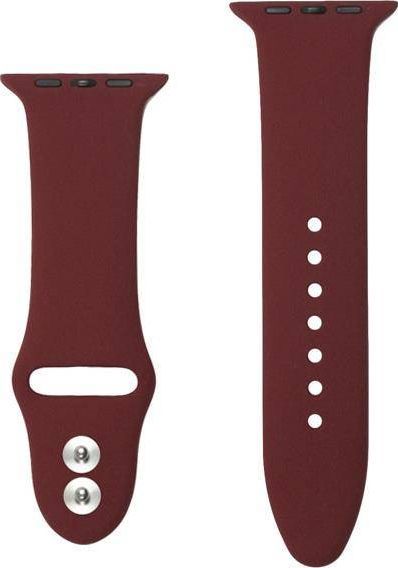 Crong Pasek Apple Watch 42/44 mm bordowy 1