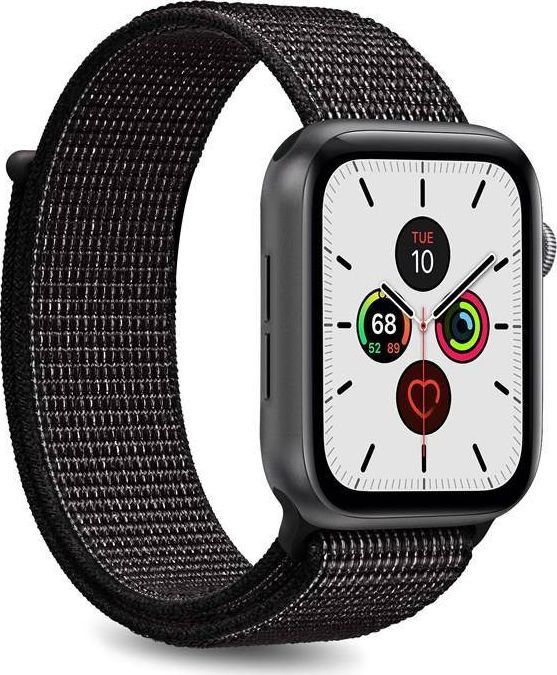 Puro PURO Nylon - Pasek do Apple Watch 42 / 44 mm (Czarny) 1