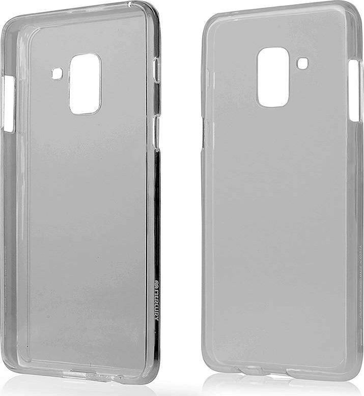 Mercury Mercury Transparent Jelly - Etui Samsung Galaxy A8 (2018) (czarny/przezroczysty) 1