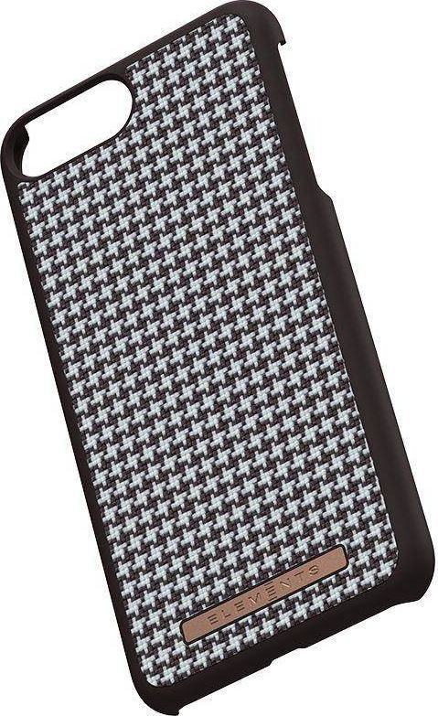 Nordic Elements Nordic Elements Saeson Idun - Materiałowe etui iPhone 8 Plus / 7 Plus / 6s Plus / 6 Plus (Dark Brown Pattern 2) 1