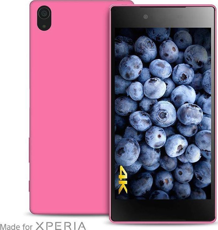Puro PURO Ultra Slim "0.3" Cover MFX - Zestaw etui + folia na ekran Sony Xperia Z5 Premium (różowy) 1