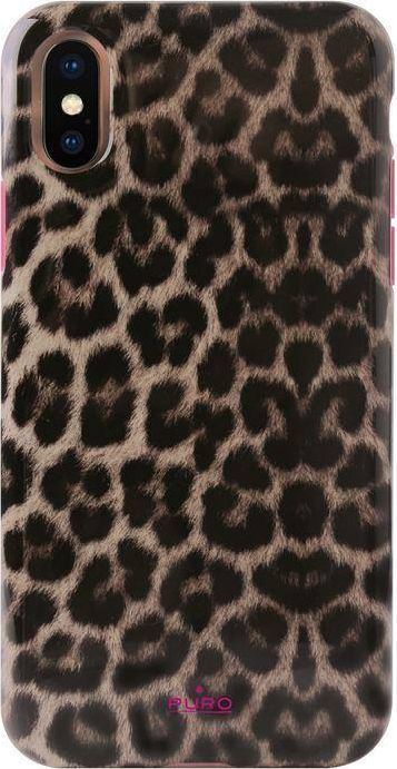 Puro PURO Glam Leopard Cover - Etui iPhone Xs / X (Leo 2) 1