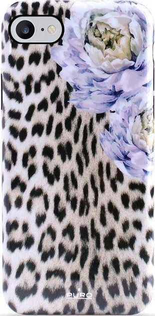 Puro PURO Glam Sweet Leopard - Etui iPhone SE 2020 / 8 / 7 / 6s (Leo Peonies) 1