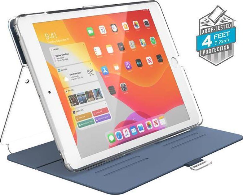 Etui na tablet Speck Speck Balance Folio Clear - Etui iPad 10.2" w/Magnet & Stand up (Marine Blue/Clear) 1