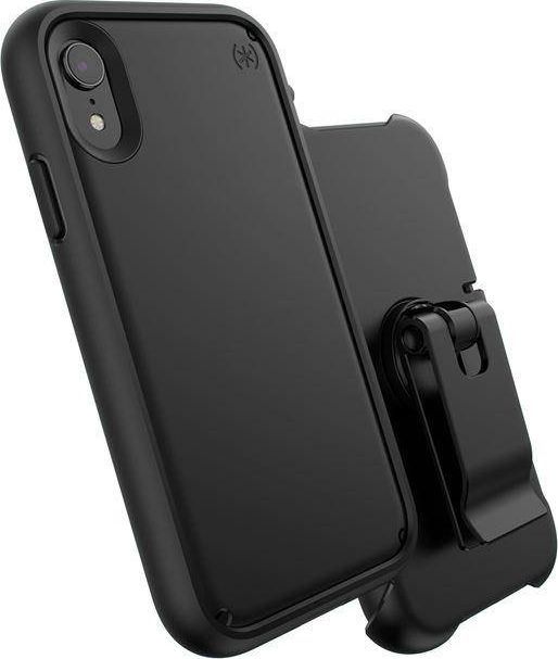 Speck Speck Presidio Ultra - Pancerne etui iPhone XR z uchwytem do paska & podstawka (Black) 1