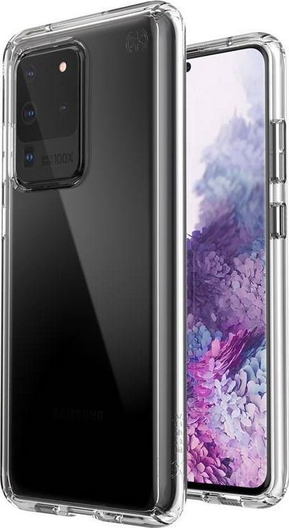Speck Speck Presidio Perfect-Clear - Etui Samsung Galaxy S20 Ultra z powłoką MICROBAN (Clear/Clear) 1