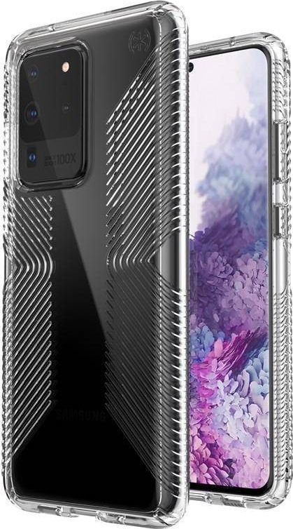 Speck Speck Presidio Perfect-Clear with Grips - Etui Samsung Galaxy S20 Ultra z powłoką MICROBAN (Clear/Clear) 1