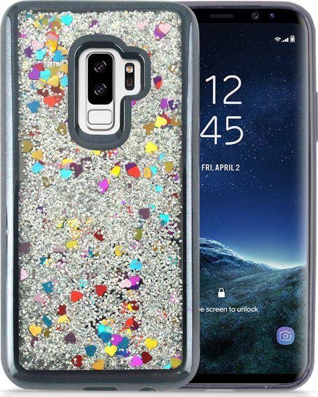 Zizo Zizo Liquid Glitter Star Case - Etui Samsung Galaxy S9+ (Black) 1