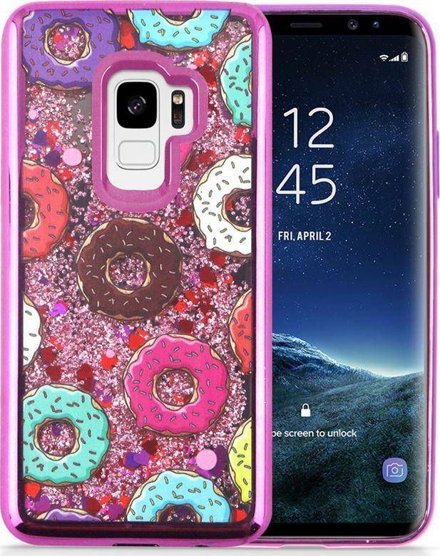 Zizo Zizo Liquid Glitter Star Case - Etui Samsung Galaxy S9 (Donuts) 1