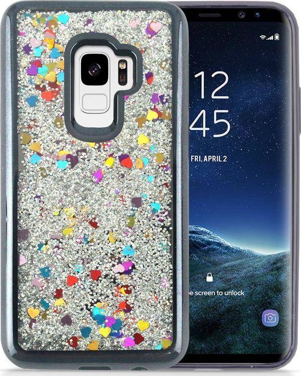 Zizo Zizo Liquid Glitter Star Case - Etui Samsung Galaxy S9 (Black) 1