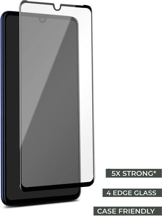 Puro PURO Premium Full Edge Tempered Glass Case Friendly - Szkło ochronne hartowane na ekran Huawei P30 Pro (czarna ramka) 1