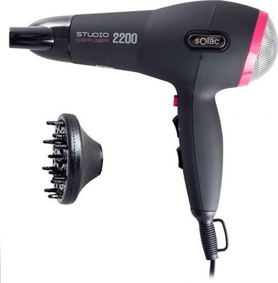 Suszarka Solac Suszarka do Włosów Solac SH7082 2200W Czarny 2200 W () - 75582612 1