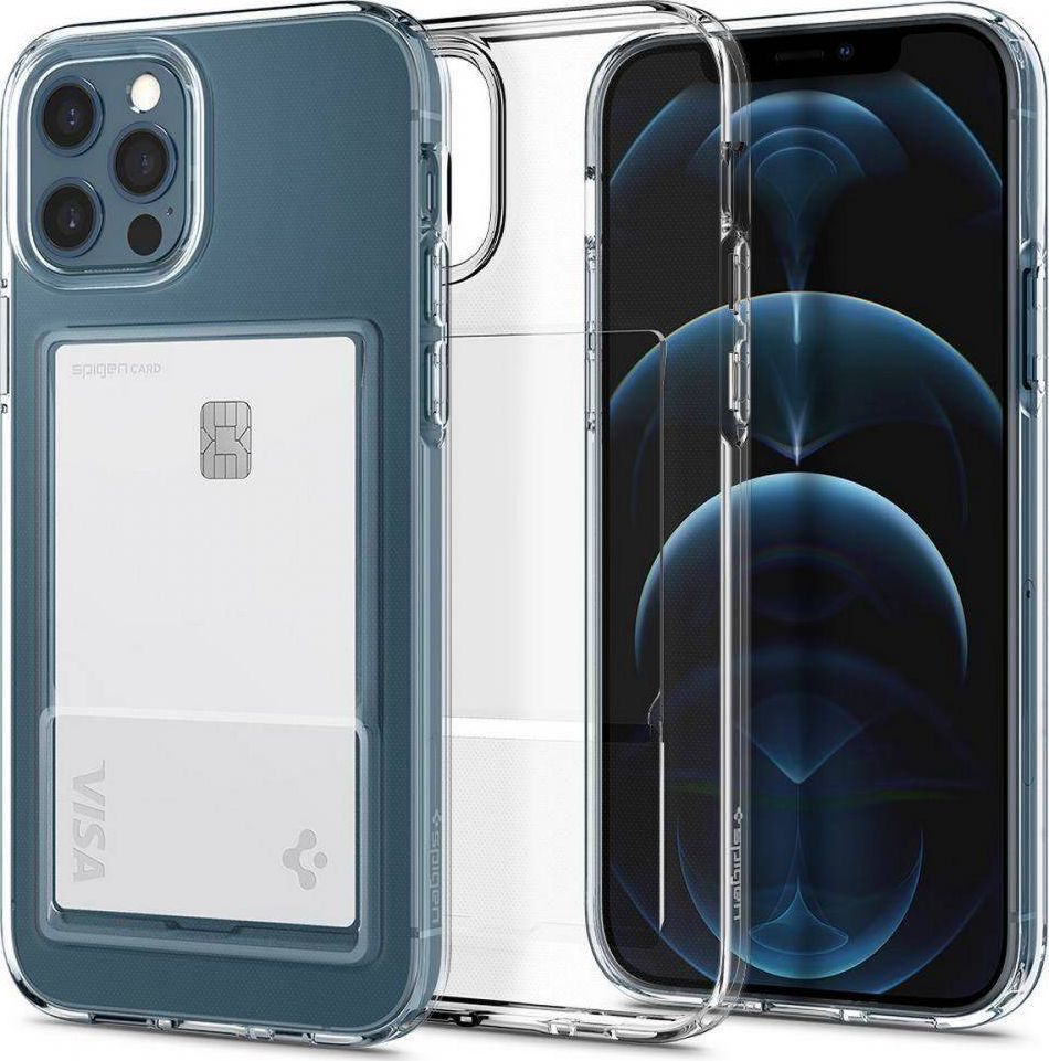 Spigen SPIGEN CRYSTAL SLOT ETUI NA IPHONE 12/12 PRO CRYSTAL CLEAR 1