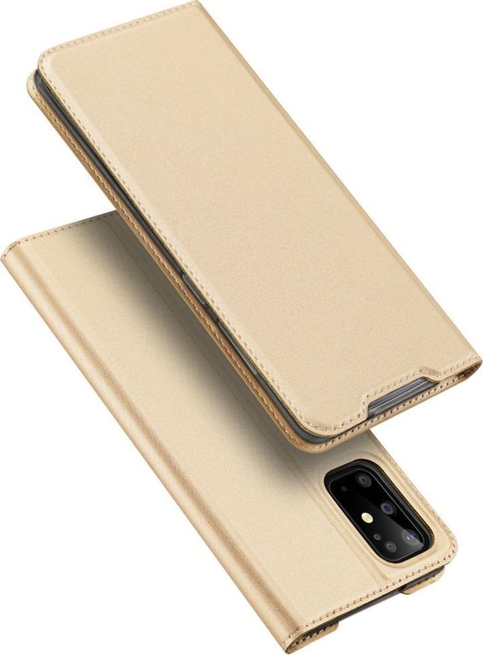 Dux Ducis Etui pokrowiec z klapką DUX DUCIS Skin Pro do Samsung Galaxy S20 Plus złoty 1