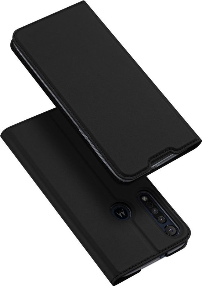 Dux Ducis Etui pokrowiec z klapką DUX DUCIS Skin Pro do Motorola Moto G8 Plus czarny 1