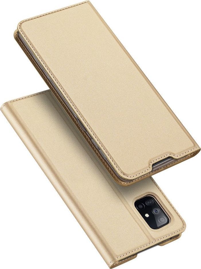 Dux Ducis Etui z klapką DUX DUCIS Skin Pro do Samsung Galaxy A71 złoty 1