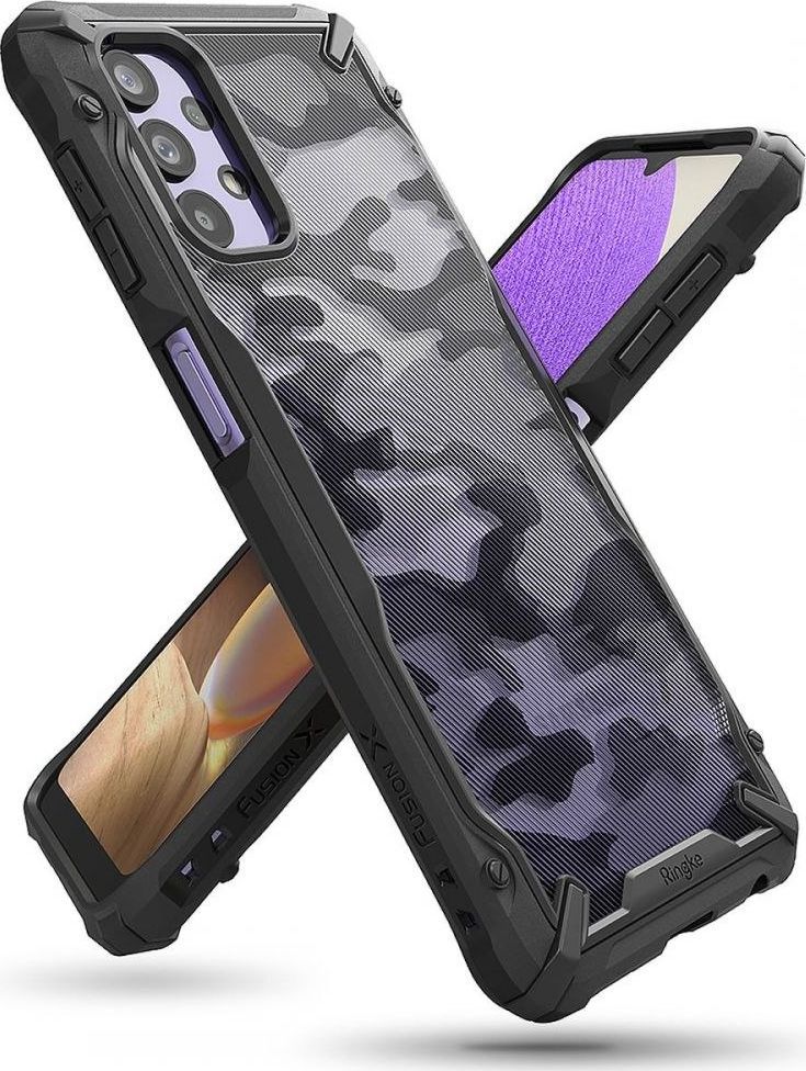 Ringke Etui Ringke Fusion X do Samsung Galaxy A32 5G Camo Black 1
